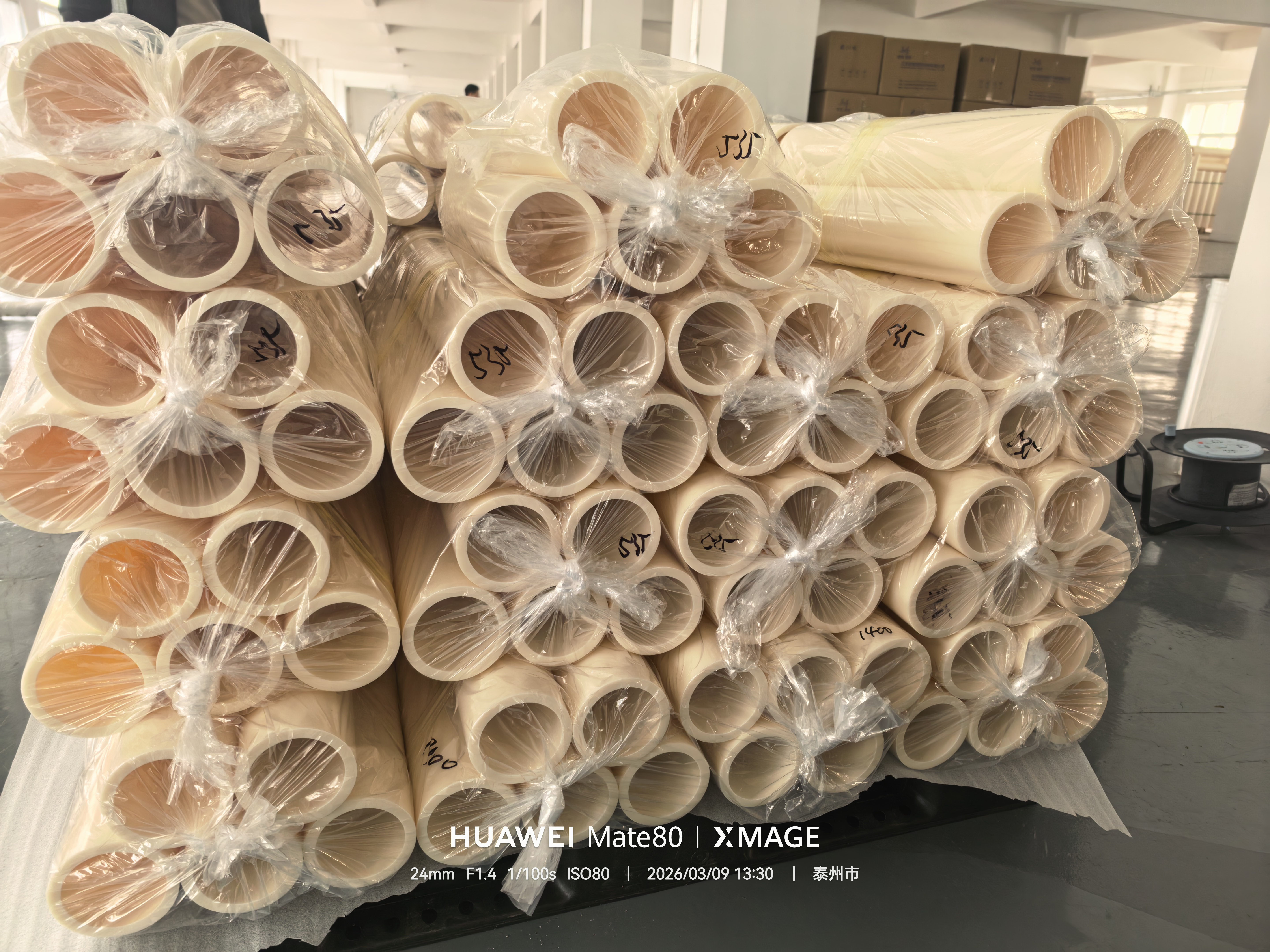 Hongkai Plastics leverer vellykket første parti med høyytelses ABS-kjernerør til Foshan i år